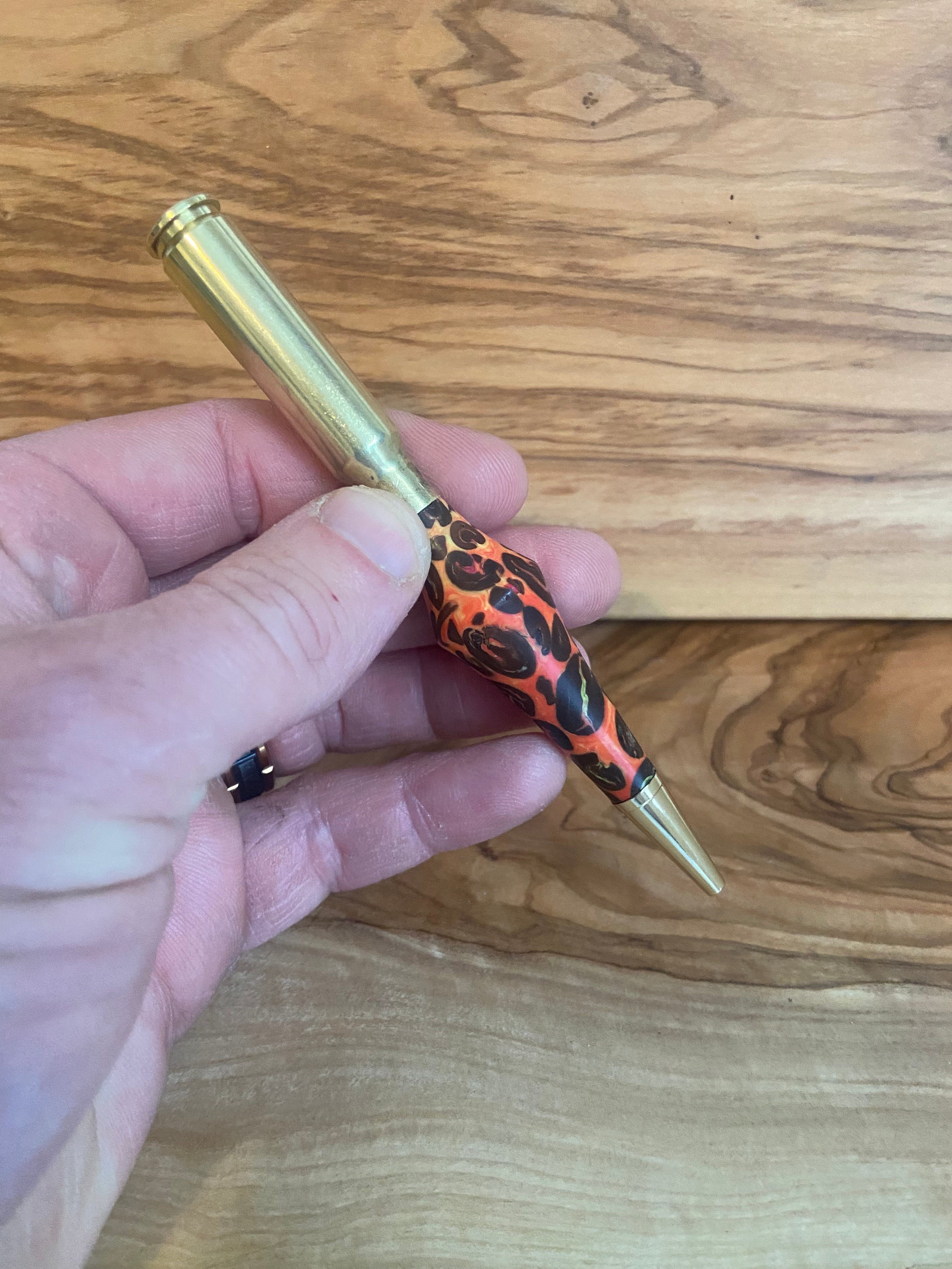 Roasted .308 Bullet Casing Twist Pen