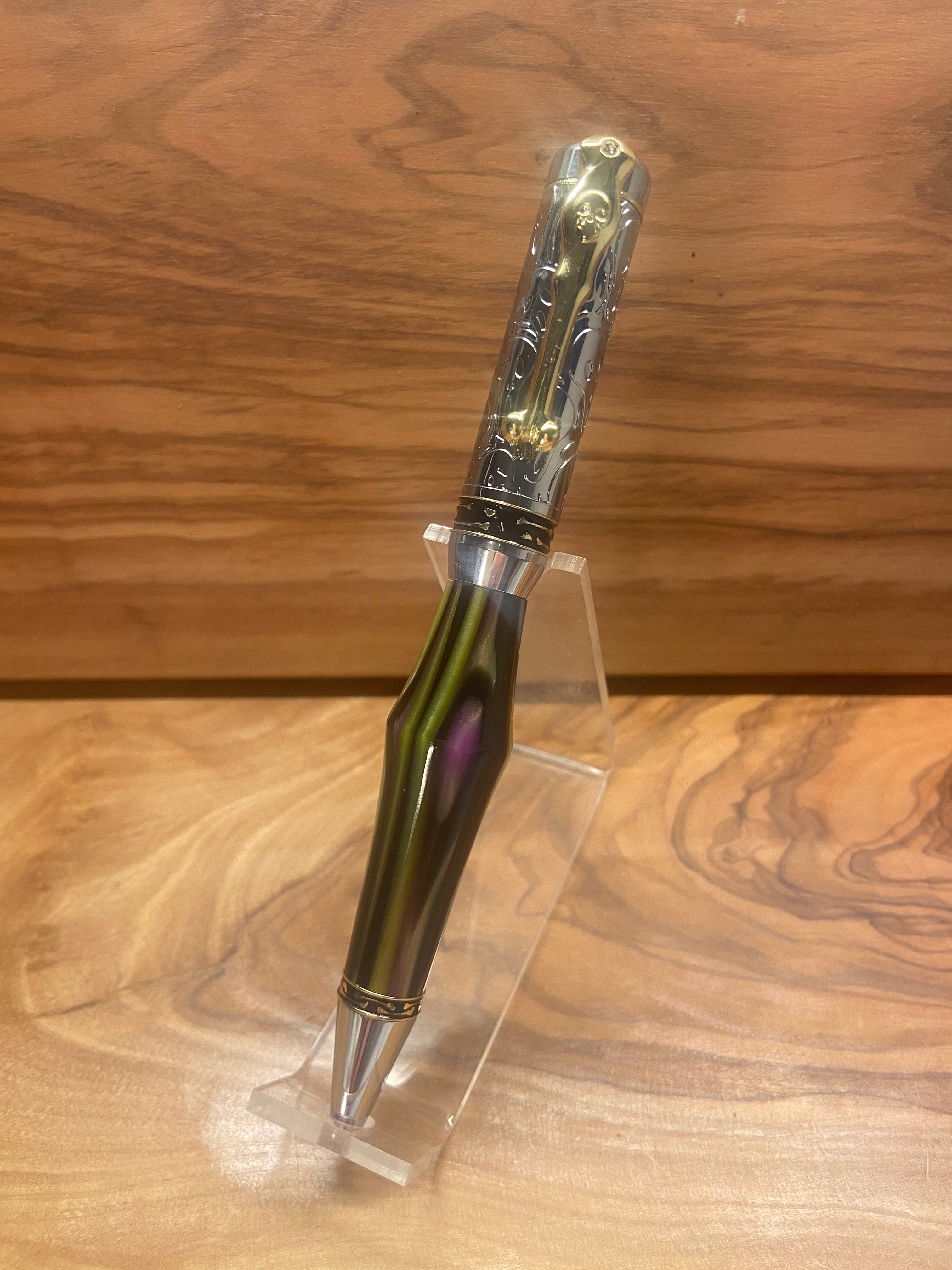 Beatlejuced Chrome/Gold Ghost Pen