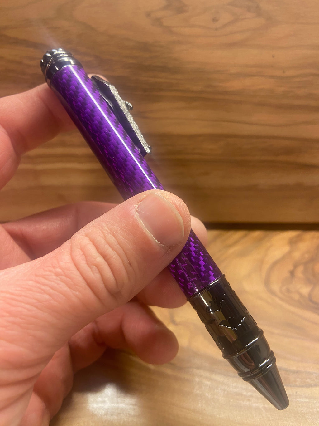Mystical Carbon Fiber Haunted Twist Pen