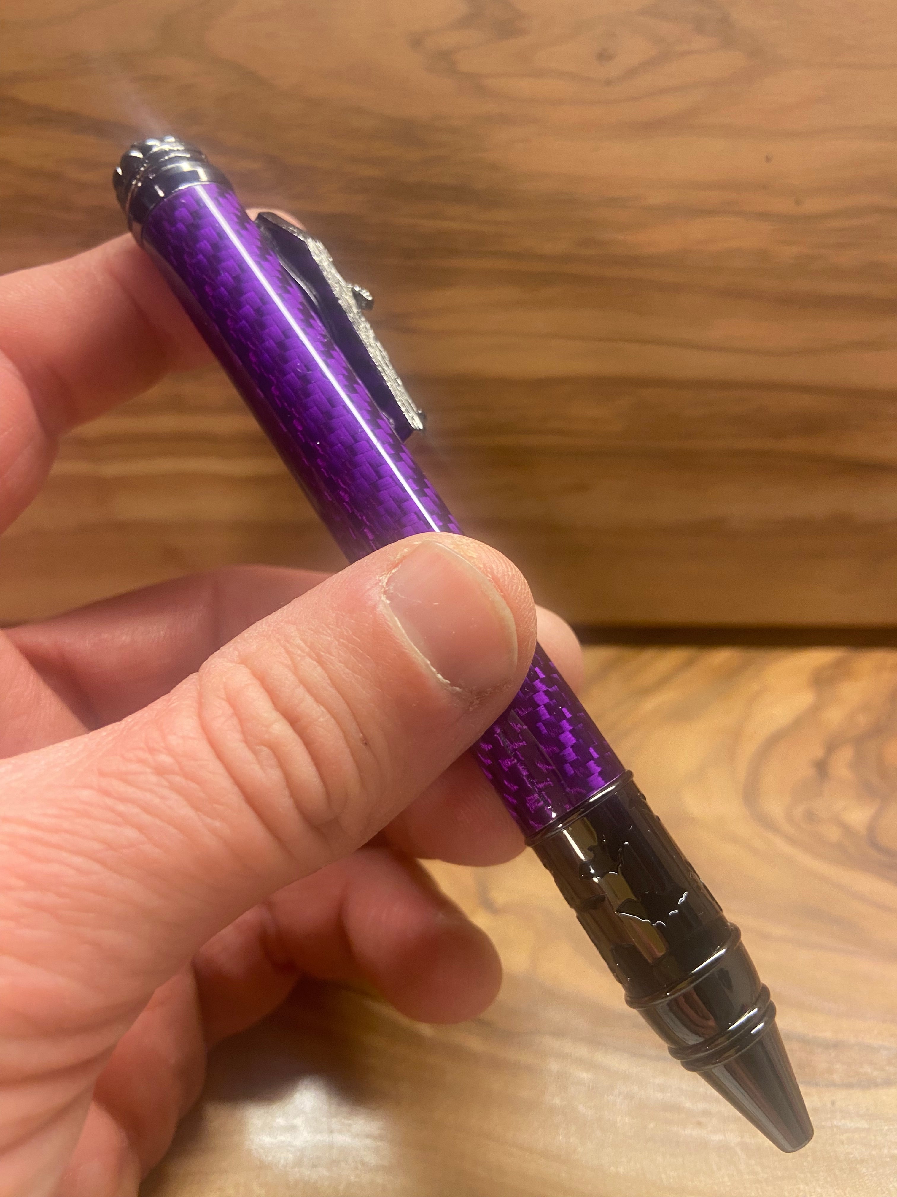 Mystical Carbon Fiber Haunted Twist Pen