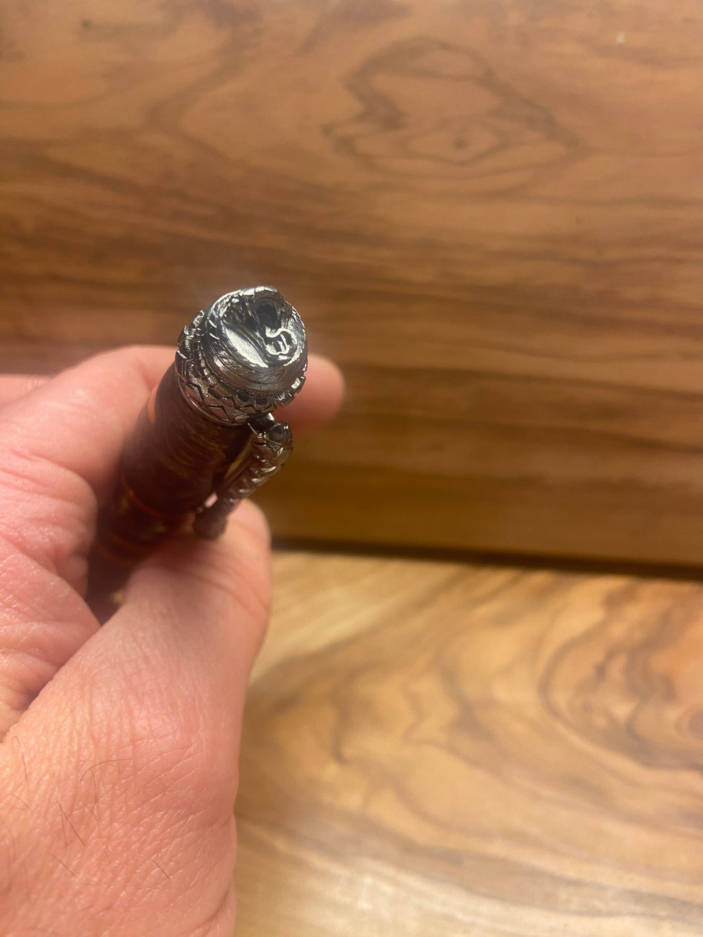 Orange Banksia Pod Serpent Pen