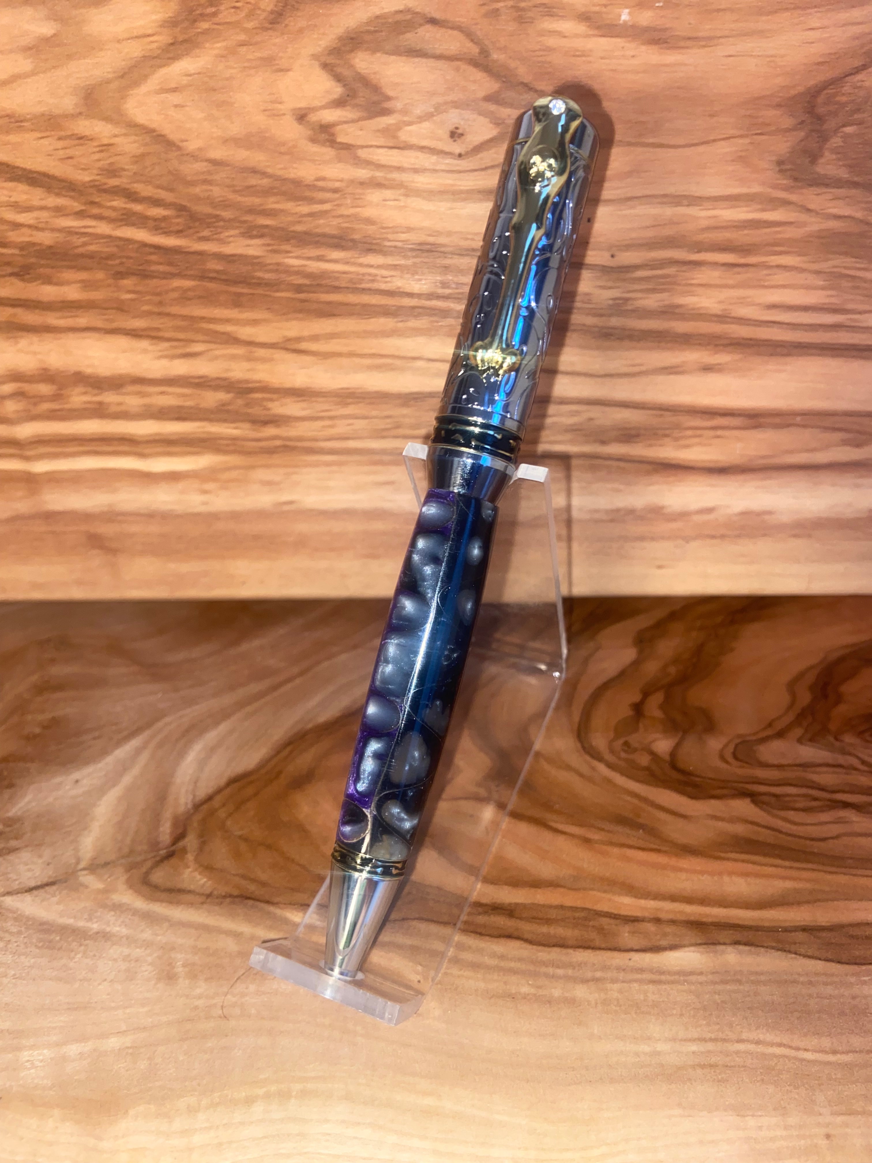 Specter Silver/Gold Ghost Twist Pen