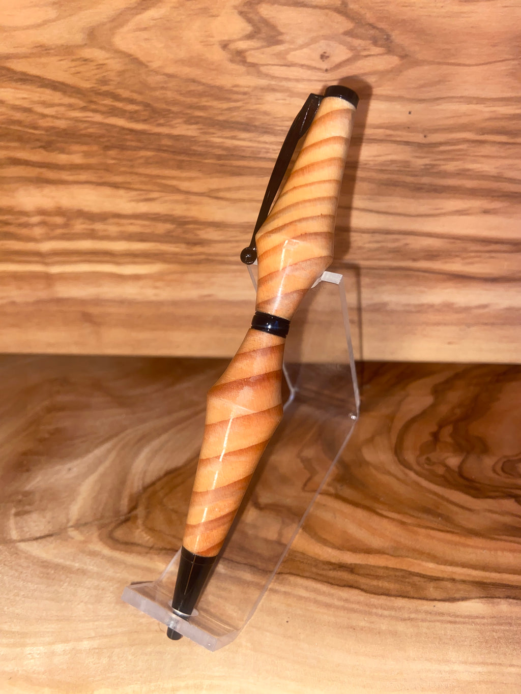 Sweet Emotions Douglas Fir Black Chrome Slim Pen