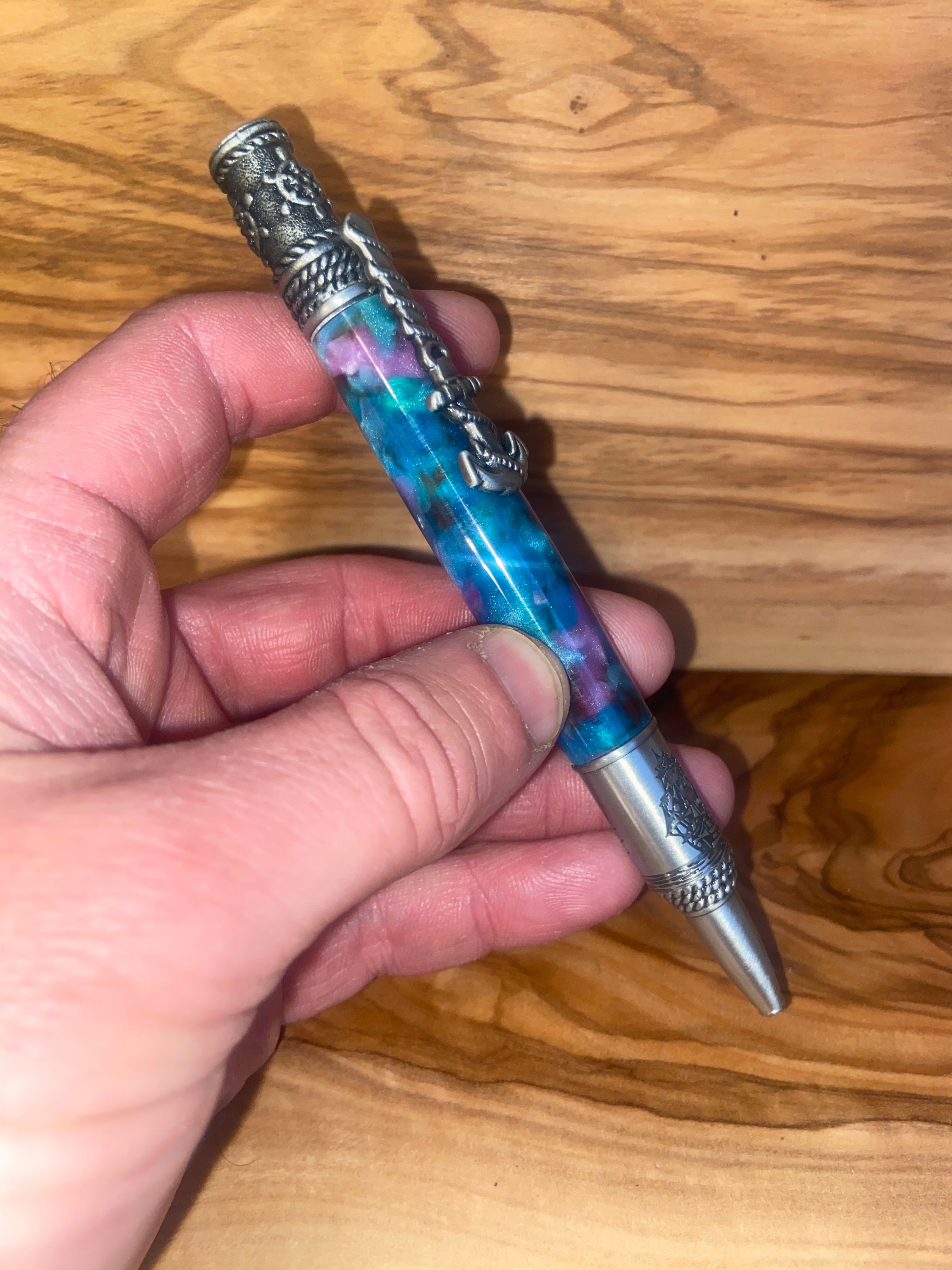 Sea Glass Nautical Twist Pen