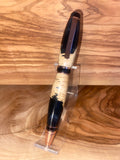 Red Mallee Burl in Black Copper Cigar Pen