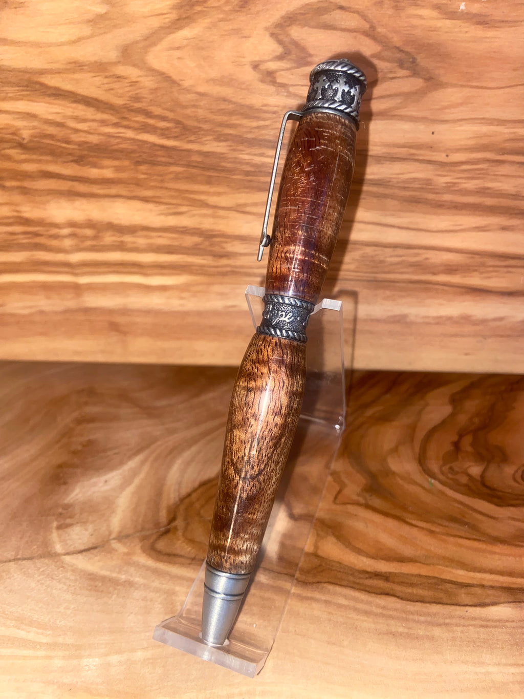 Curly Koa Faith, Hope & Love Twist Pen