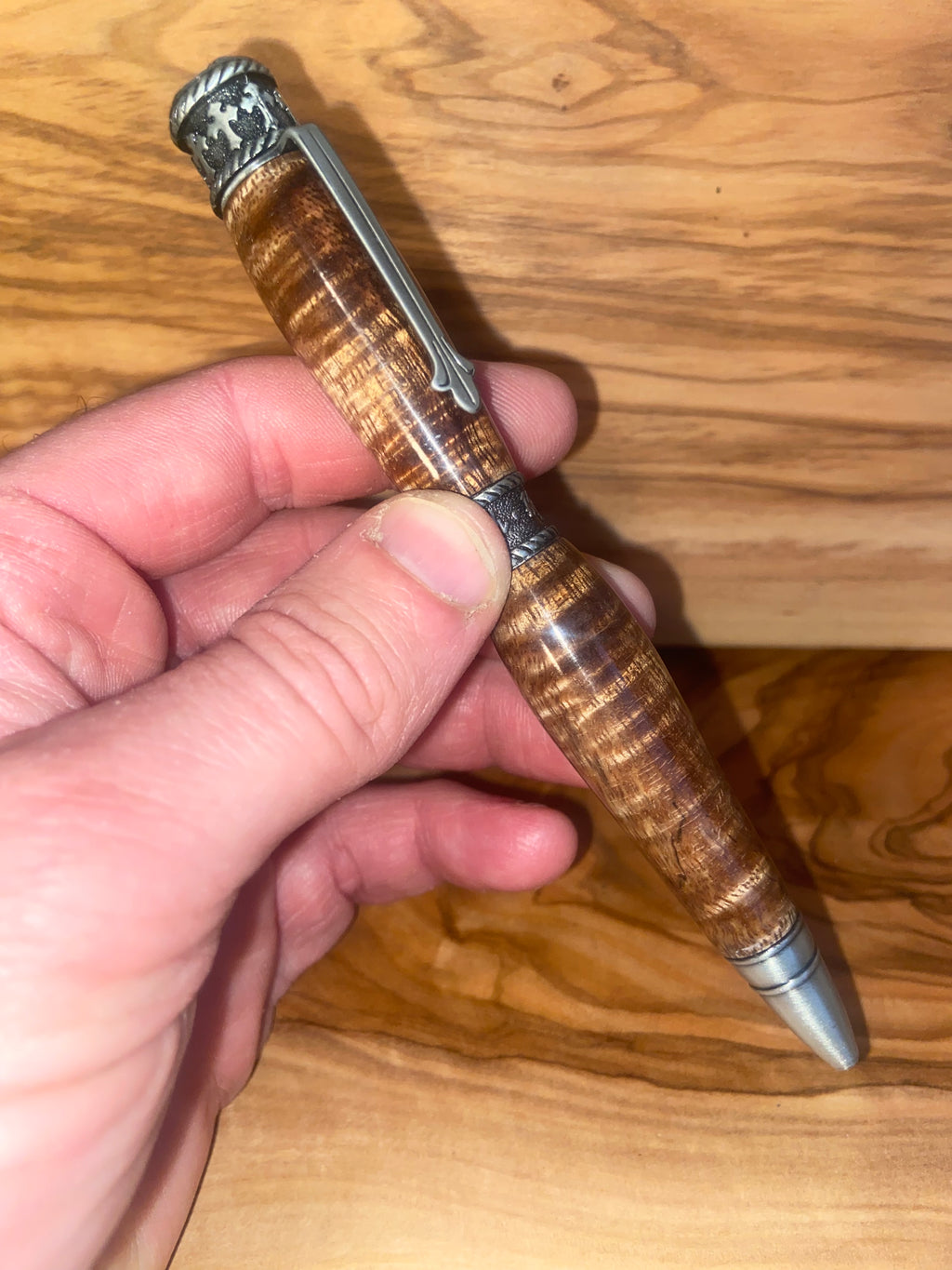Curly Koa Faith, Hope & Love Twist Pen