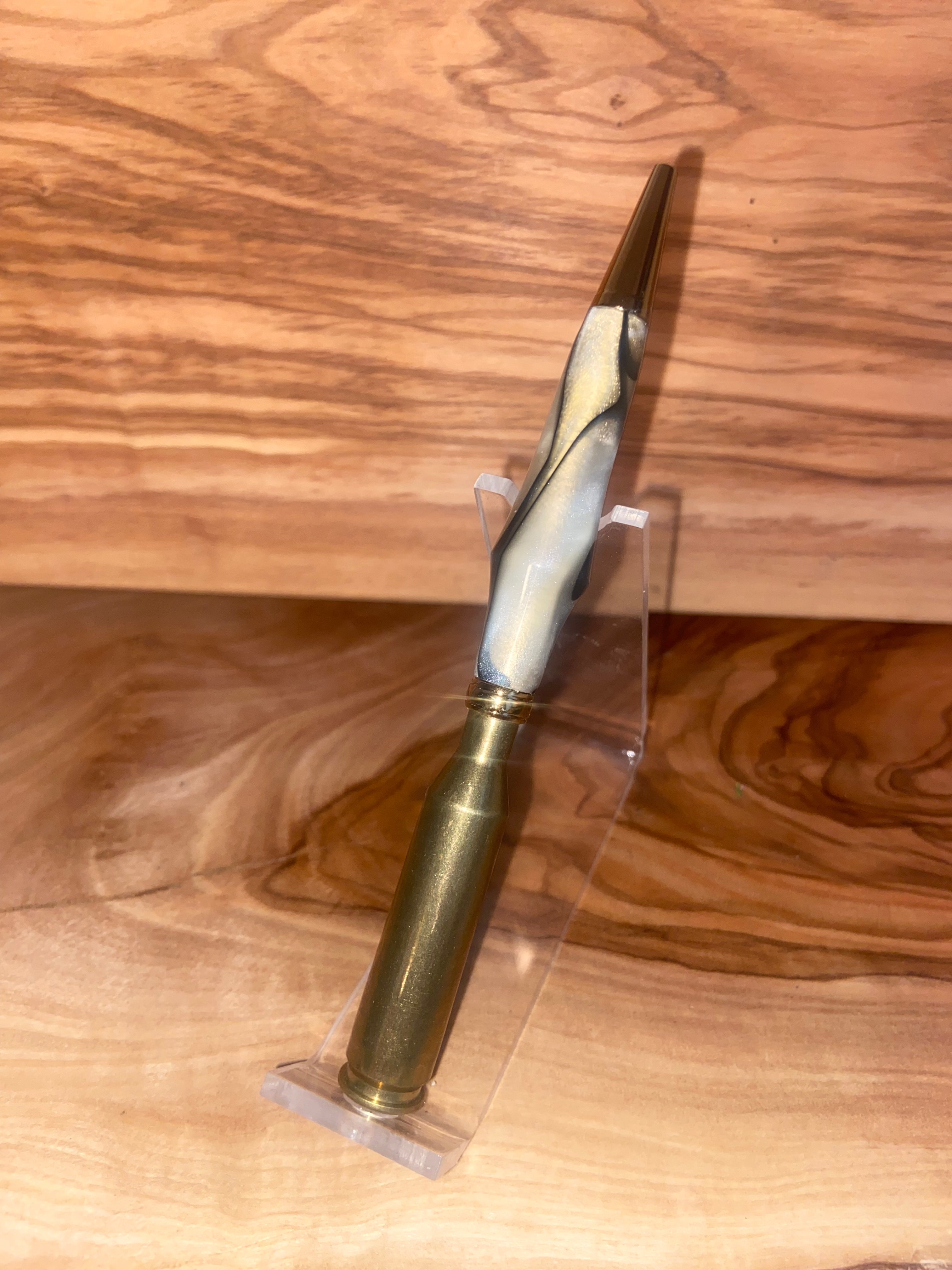 Abalone Winchester .243 Bullet Twist Pen