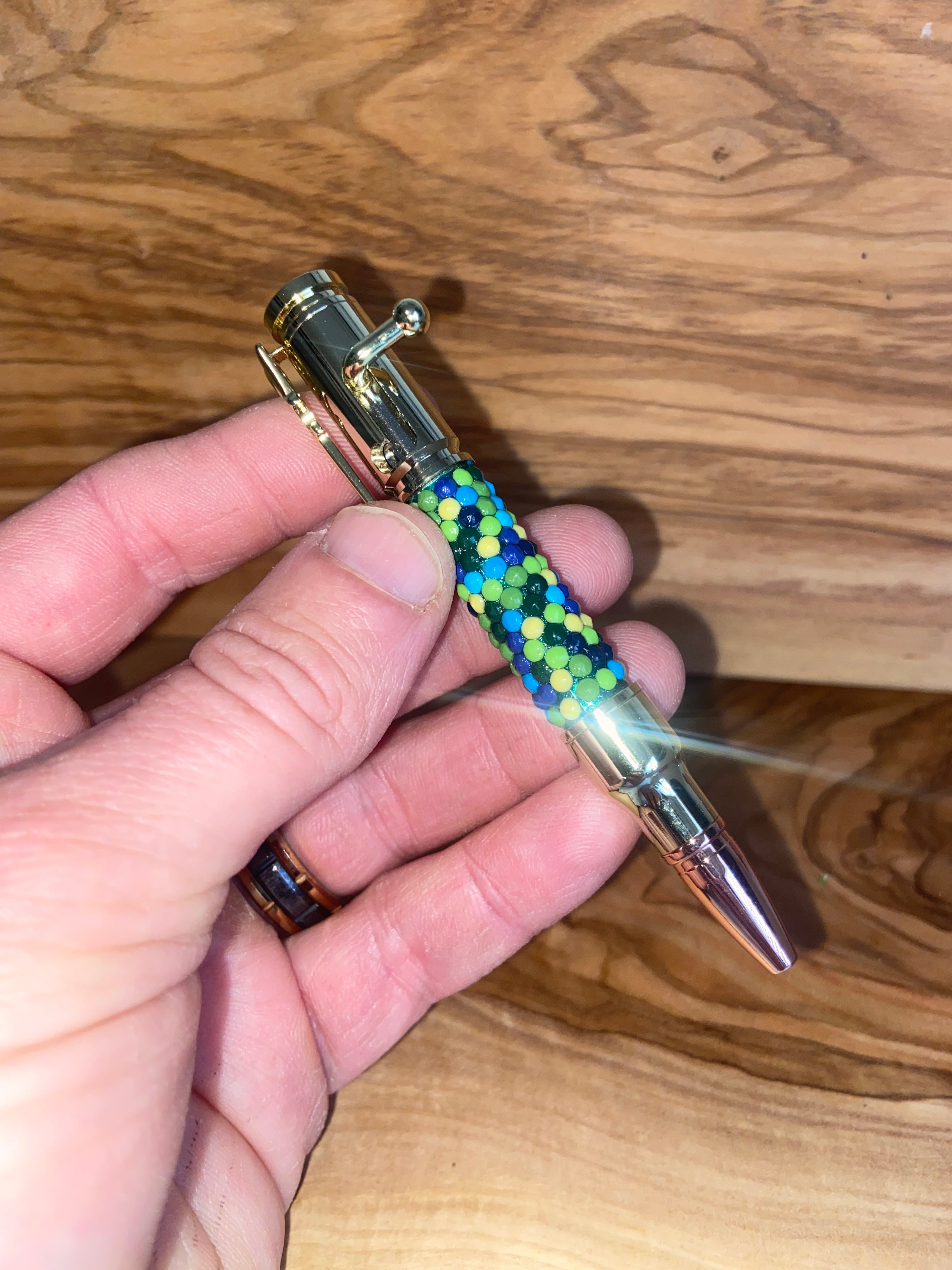 Gumball Diamond Dot Mini 30 Cal Bolt Action Pen
