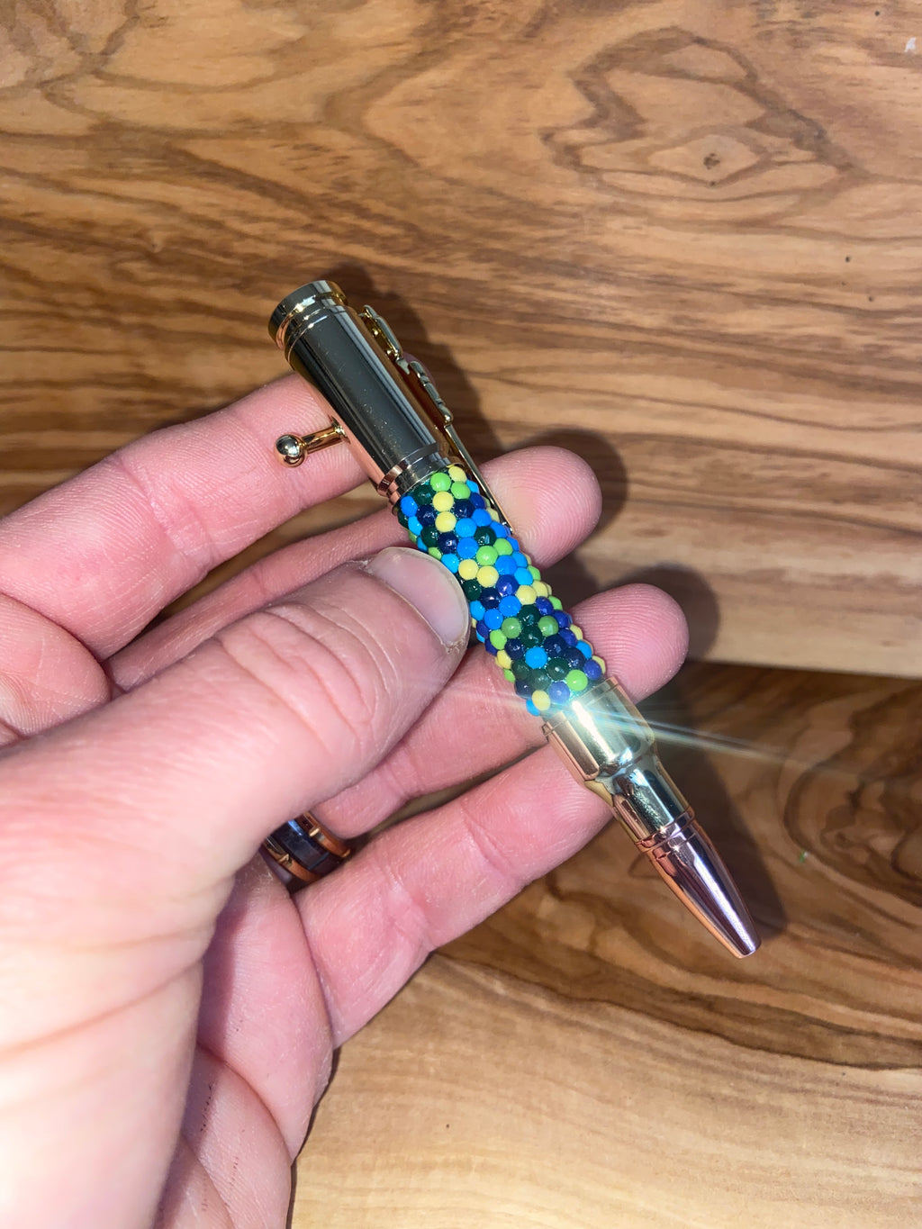 Gumball Diamond Dot Mini 30 Cal Bolt Action Pen