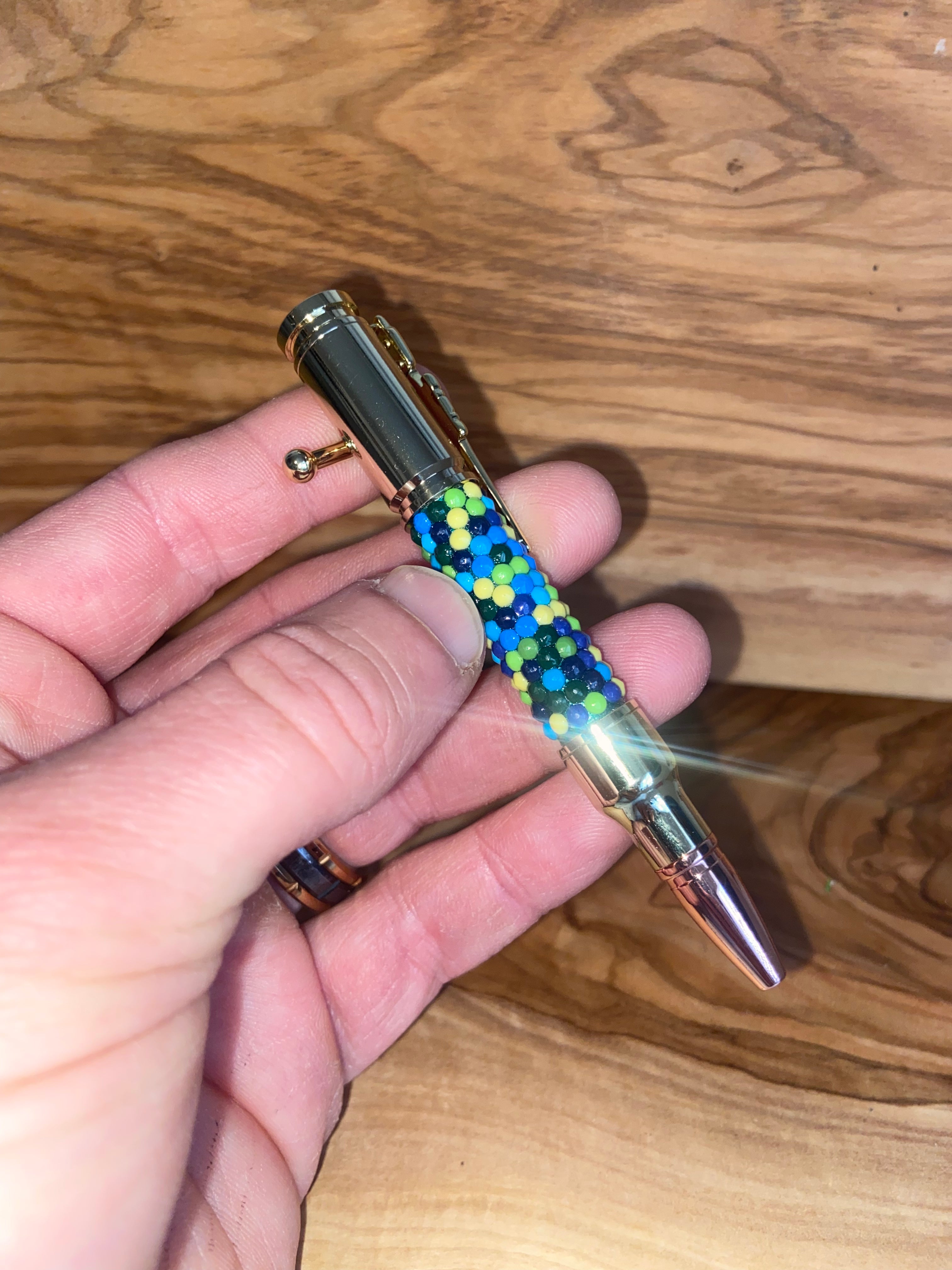 Gumball Diamond Dot Mini 30 Cal Bolt Action Pen