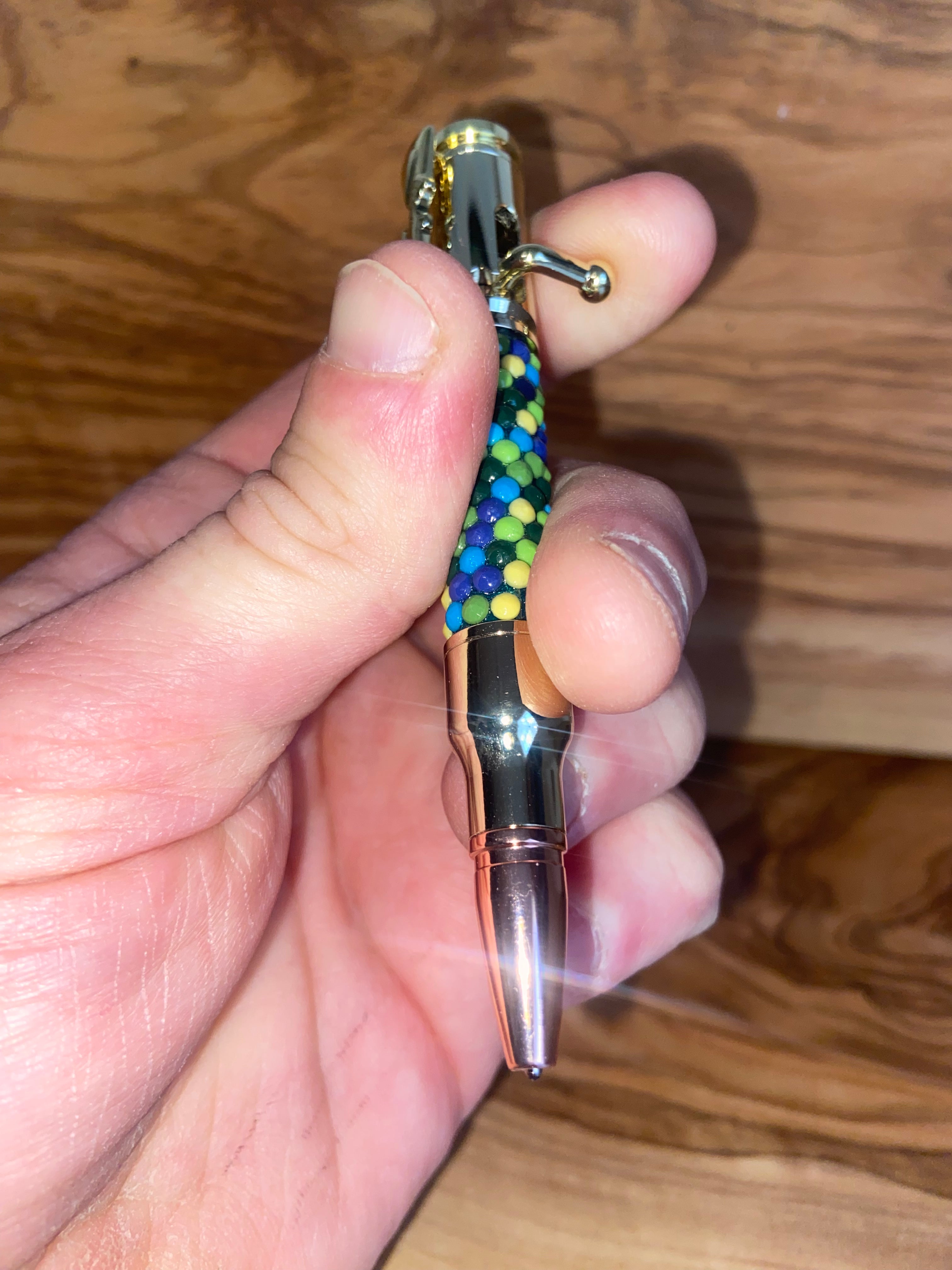 Gumball Diamond Dot Mini 30 Cal Bolt Action Pen