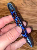 Civil War Themed Writing Pen - Radioactive Blue with Replica Bullet Design