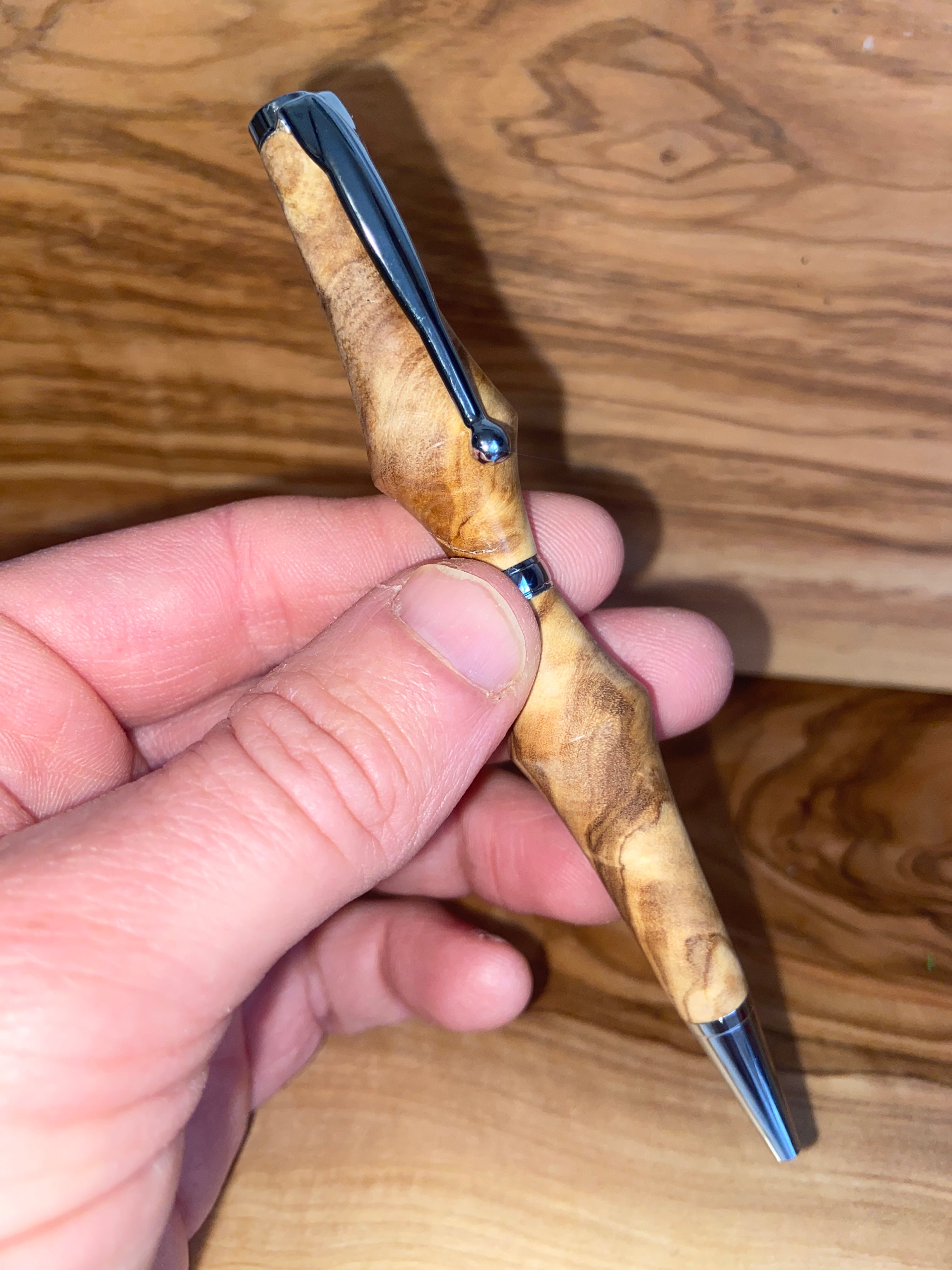 Olive Slim Twist Pen