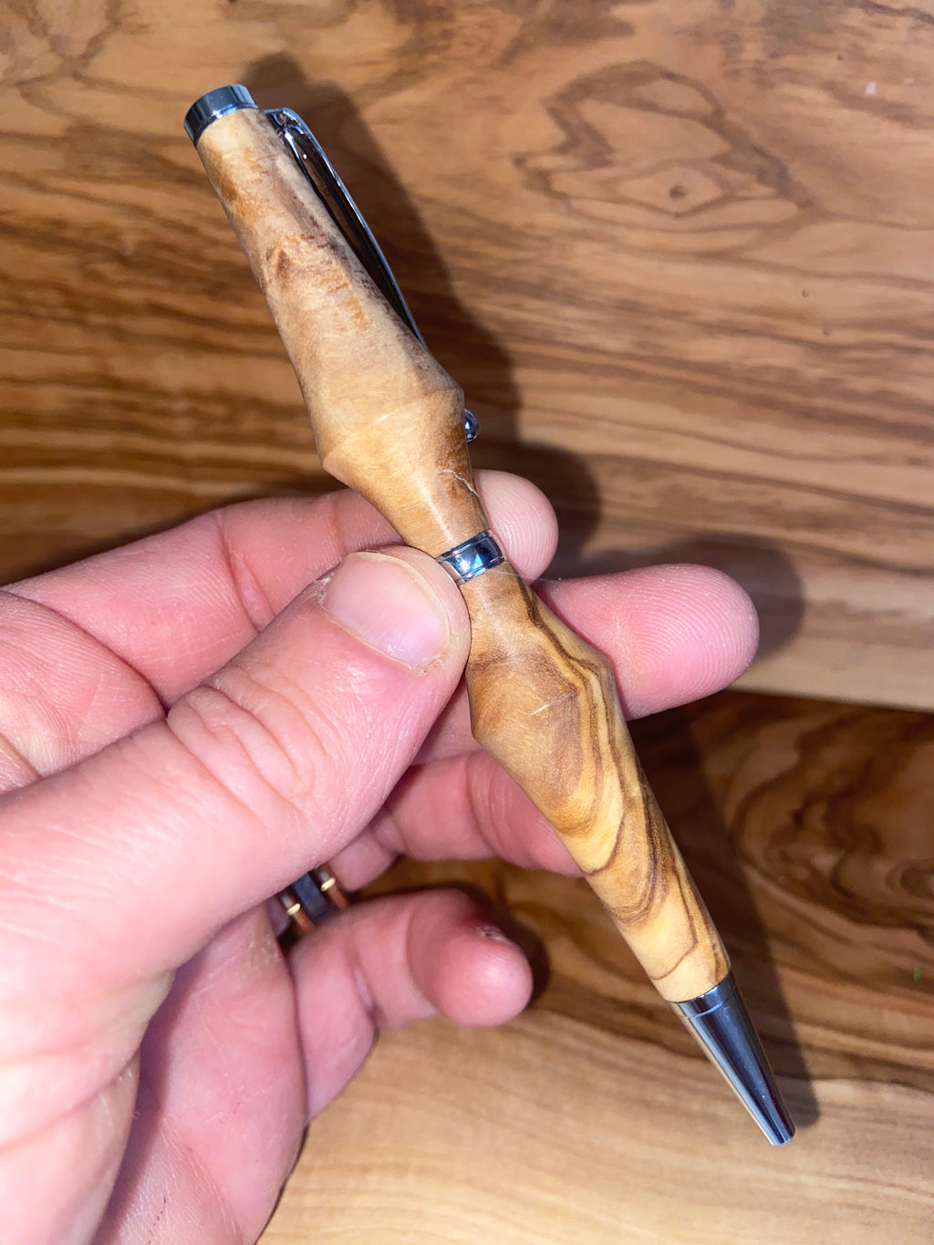 Olive Slim Twist Pen