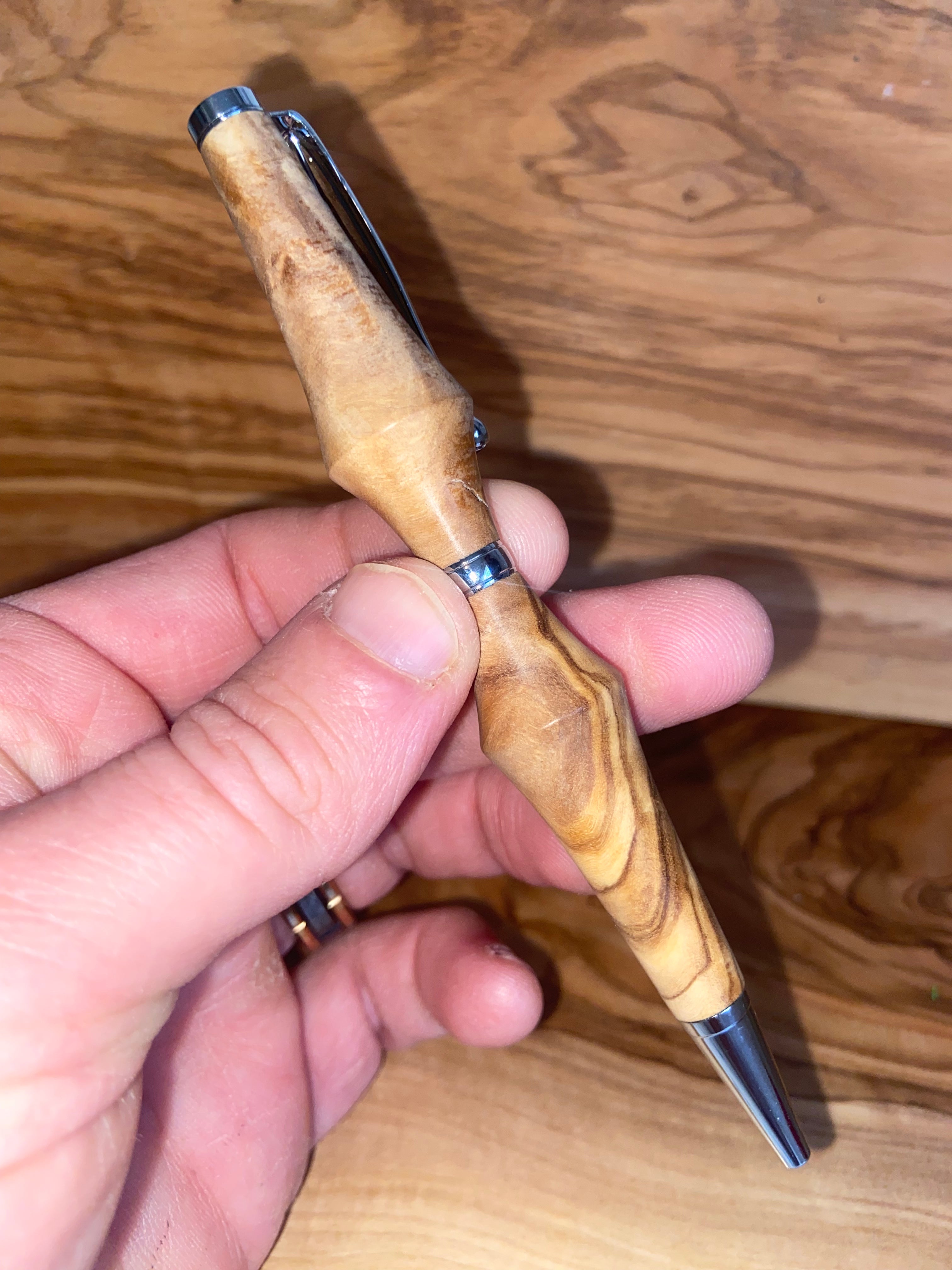 Olive Slim Twist Pen