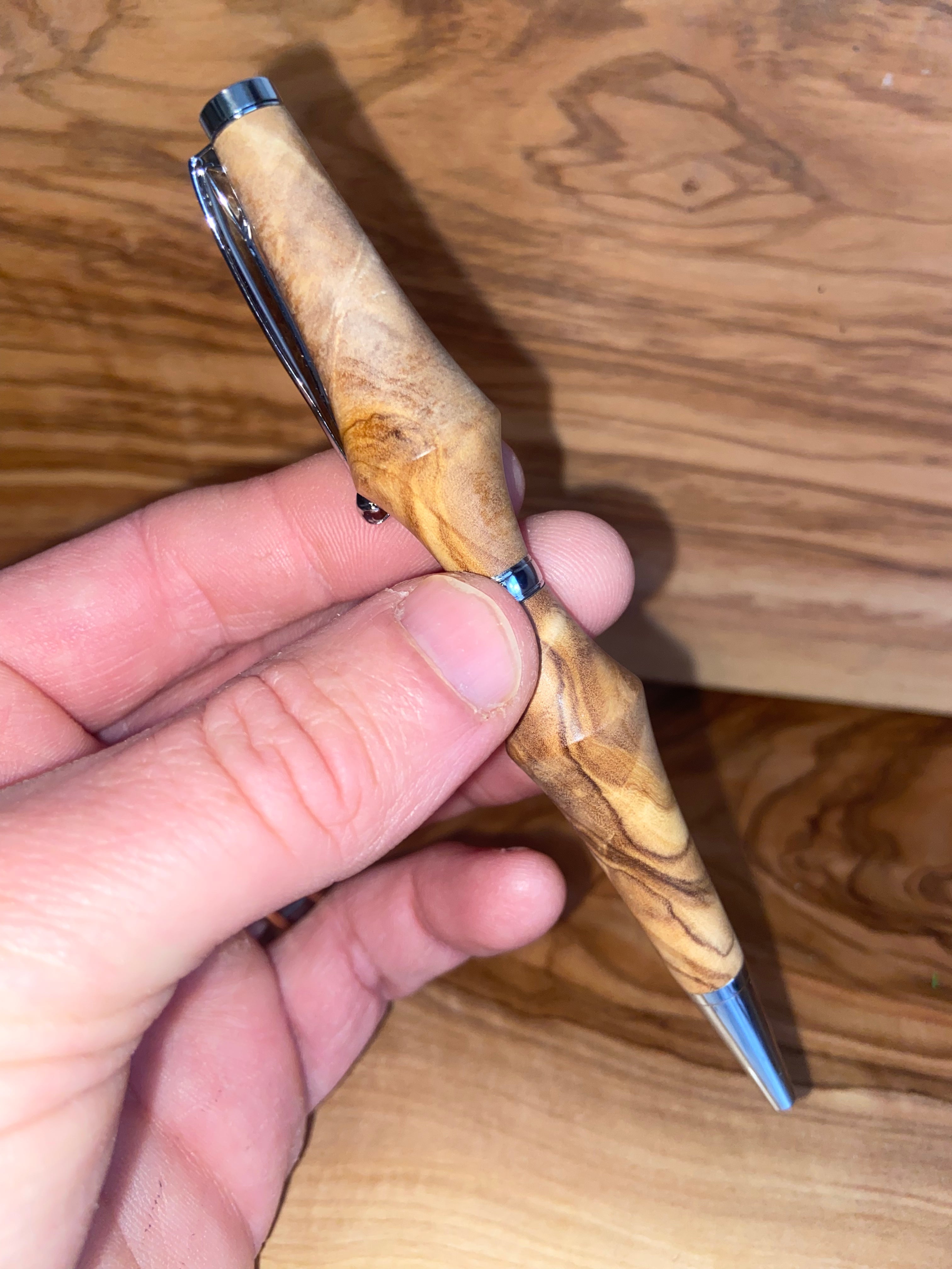 Olive Slim Twist Pen