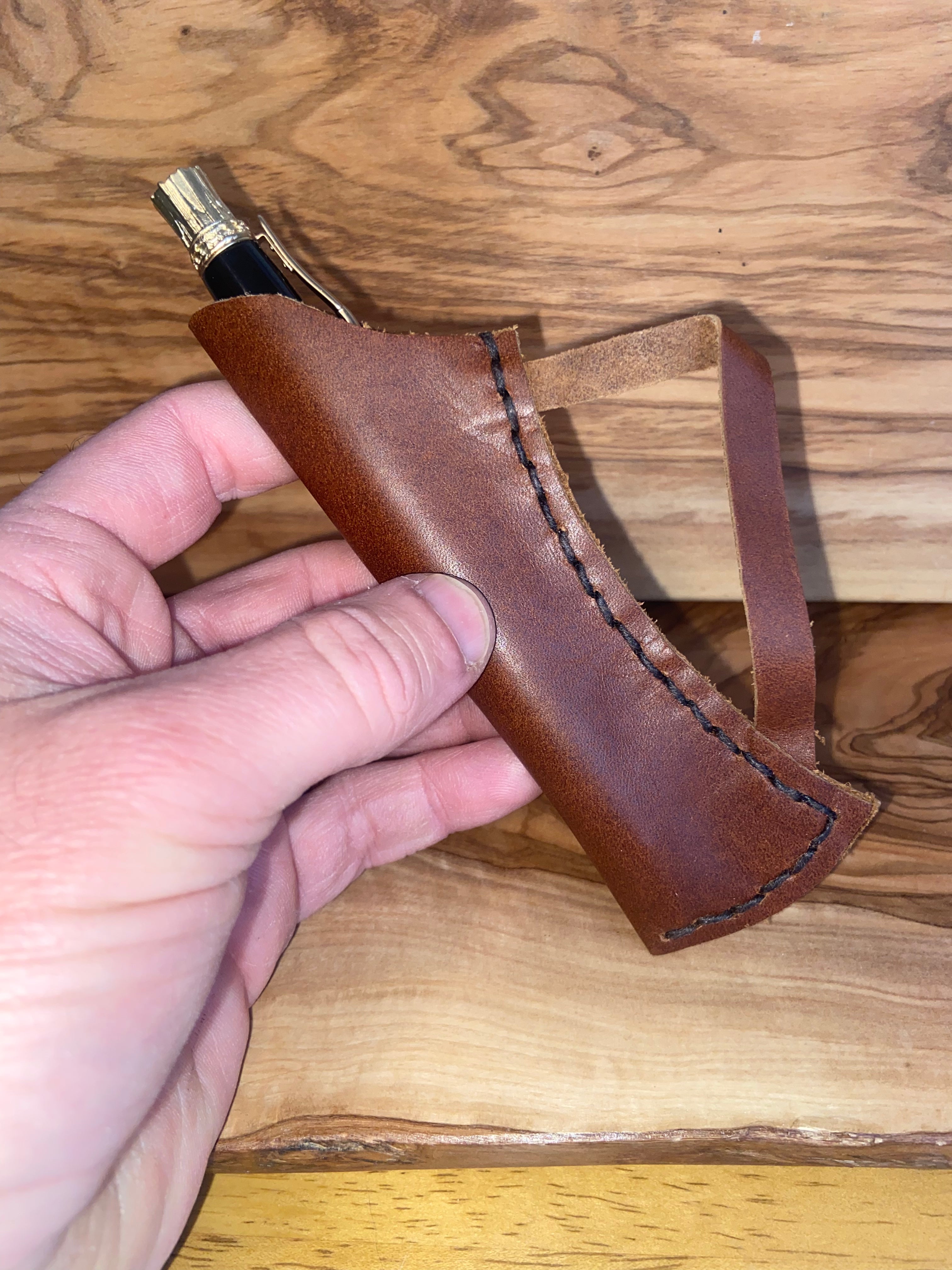 Ebony & Curly Koa Satin Gold Archery Twist Pen